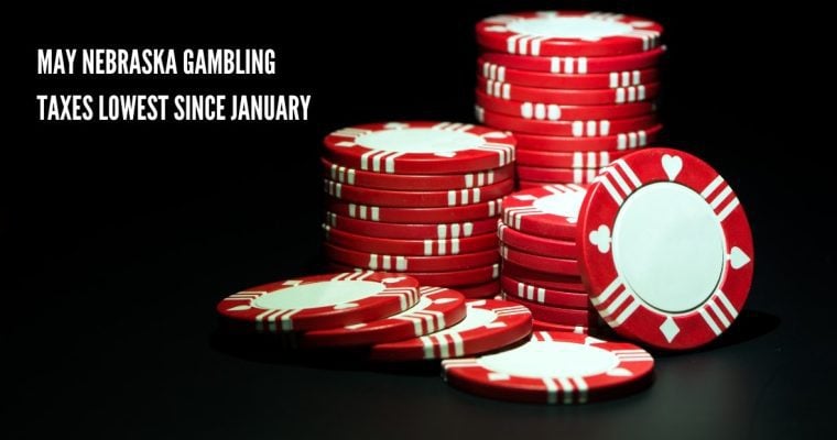 red white gambling chips nebraska taxes