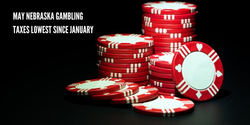 red white gambling chips nebraska taxes