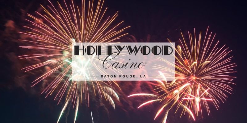 Fireworks Celebrate Grand Opening with Hollywood Casino Baton Rouge logo