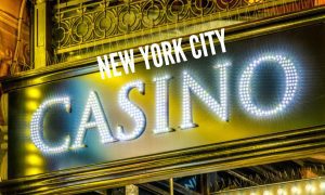 New York City Casino Marquee Sign