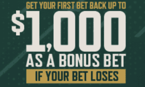 Caesars Sportsbook welcome bonus & Caesars Sportsbook bonus code for $$1,000 sign-up promo