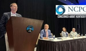 Keith Whyte, executive director of the National Council on Problem Gambling Speaks about the rise of sports betting and its effect on problem gambling and NCPG logo with concerned about Kentucky