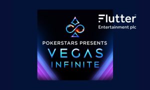 PokerStars Presents Vegas Infinite Promo Image with Flutter Entertainment logo