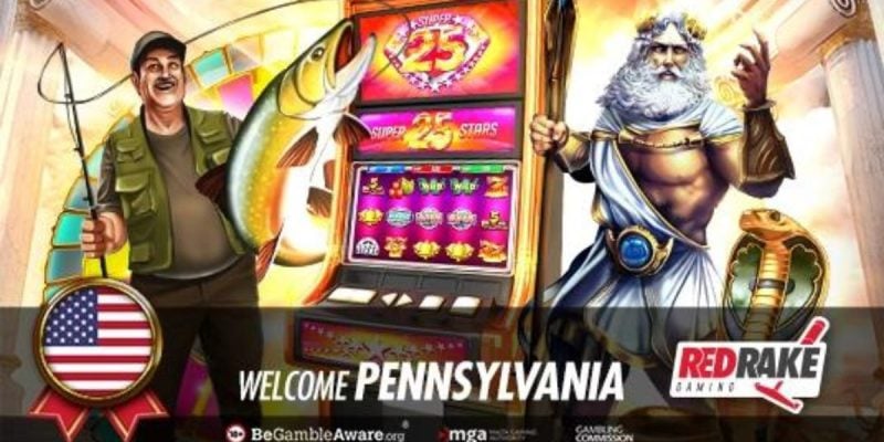 Promo Ad For Red Rake Gaming Entering PA Online Casino Market