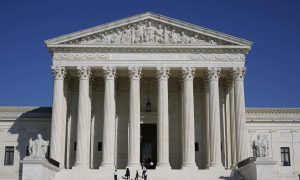 front entrance to the united states supreme court building