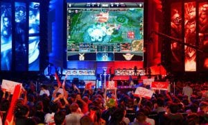 Fans Cheer At The League of Legends Season 3 World Championship Final