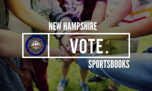 Hands Joined In Center With Word Vote and New Hampshire sportsbooks