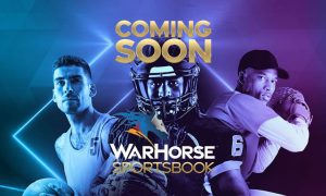 Three Sports Athletes WarHorse Sportsbook Promo Image