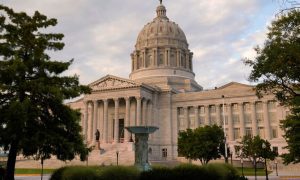 Trees Surround Missouri State Capitol Building