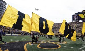 Iowa Flags Running Field