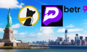 statue of liberty beside dfs logos