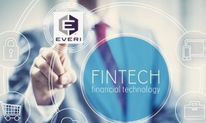 Business Man Points To Everi Holdings FinTech
