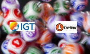 Colorful Lottery Balls Blurred Out with IGT and South Dakota Lottery logos