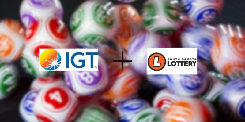 Colorful Lottery Balls Blurred Out with IGT and South Dakota Lottery logos