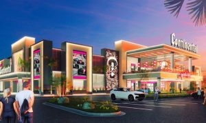 Exterior Rendering The Continental Casino Las Vegas