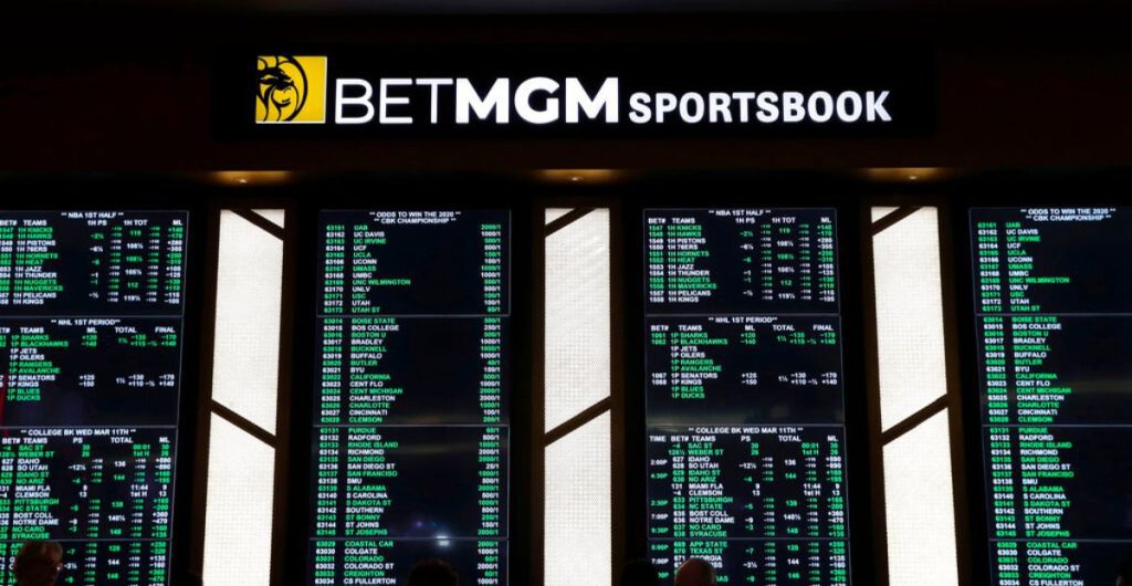 Odds Boards At BetMGM Retail Sportsbook