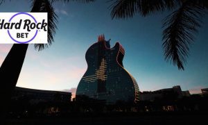 Seminole Hard Rock Guitar Hotel & Casino In Florida with Hard Rock Bet logo