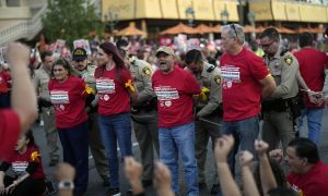 culinary union members being arrested