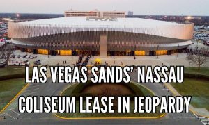 Nassau Coliseum Parking Lot Crowd with Las Vegas Sands’ Nassau Coliseum lease in jeopardy