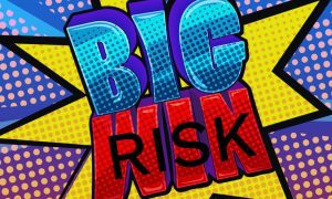 Big Win Risk Pop Art Illustration