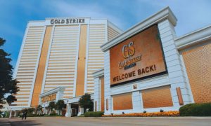 Exterior Of Gold Strike Casino Resort In Tunica, MS