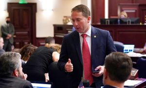 Florida Rep. Jason Shoaf, Standing, Talking