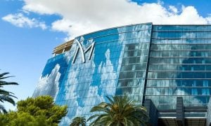 M Resort Logo On Building Exterior