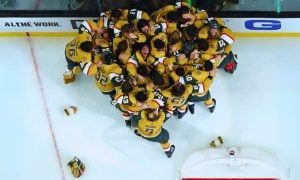 Members Of Vegas Golden Knights Celebrate Winning 2023 Stanley Cup