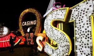 Neon Museum In Las Vegas At Night