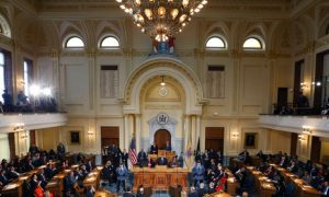 New Jersey Statehouse In Session