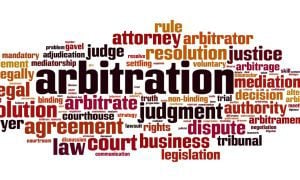 Arbitration Word Play Graphic