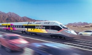 Brightline West Train Rendering