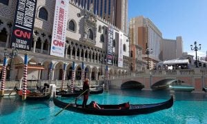 Exterior Of The Venetian Hotel & Casino Las Vegas