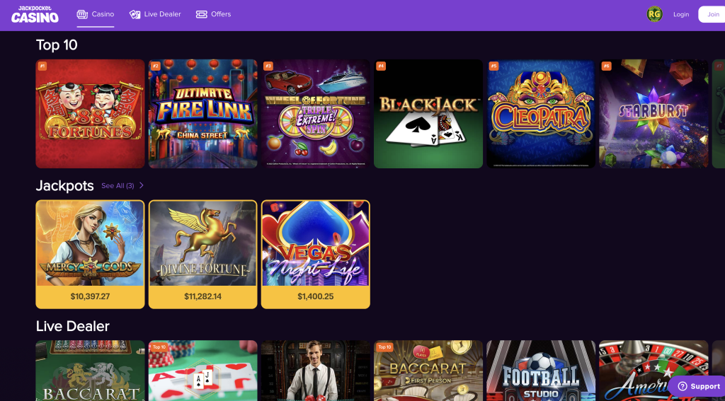 Jackpocket Casino NJ - Get $500 Deposit Bonus + $10 Lotto