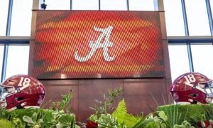 Alabama football helmets