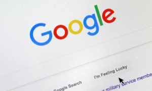 Cursor Moves Over Google's Search Engine Page
