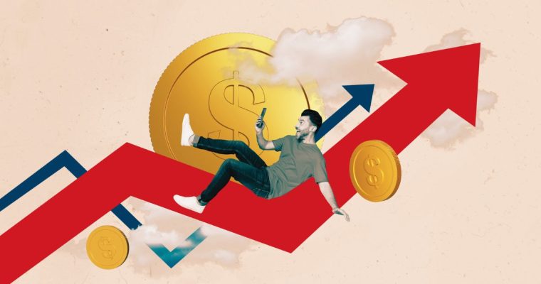 Finacial Success Making Money Collage