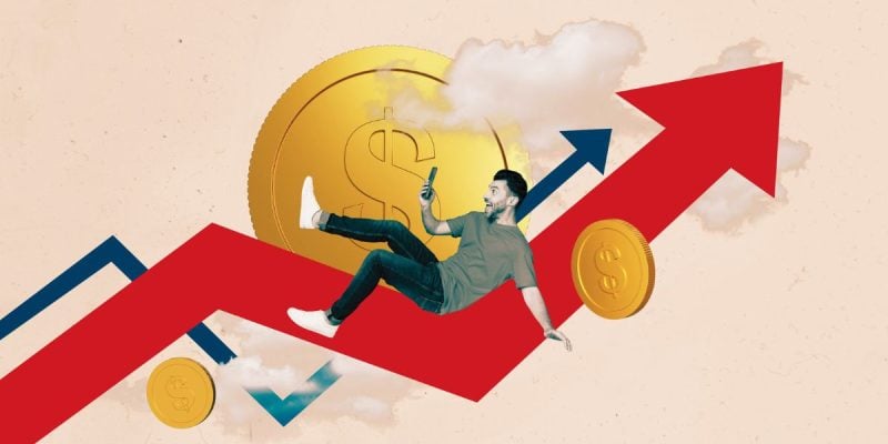 Finacial Success Making Money Collage