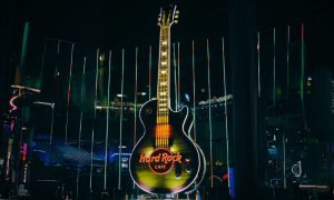 Hard Rock Cafe Guitar In Las Vegas