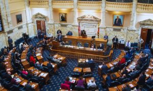 Maryland Delegates Gather On House Floor