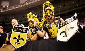 New Orleans Saints Fans During NFL Game