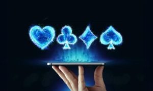 Online Poker Concept Card Suits