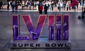 Sign for Super Bowl 58 In Las Vegas