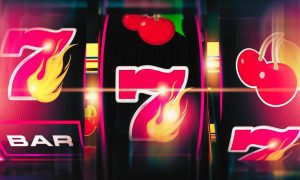 Spinning Slot Reel Cherries, Sevens