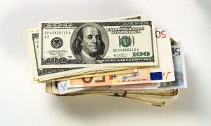 Stack Of Cash Various Currencies