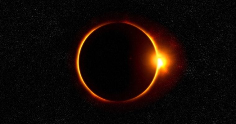moon eclipses sun