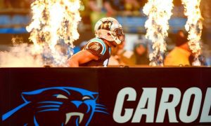 Carolina Panthers Wide Receiver Runs Onto Field