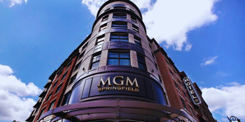 MGM Springfield Casino Front Facade