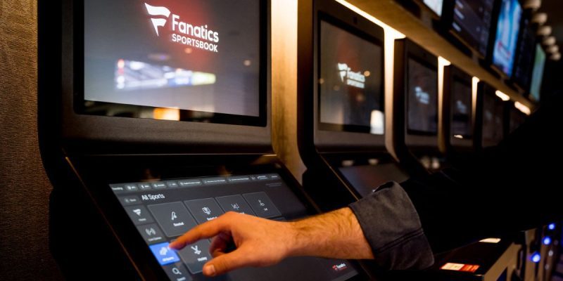Man Uses Fanatics Sportsbook Kiosk