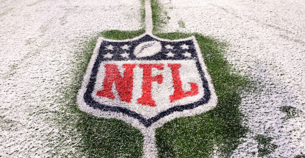 NFL Field Logo With Snow
